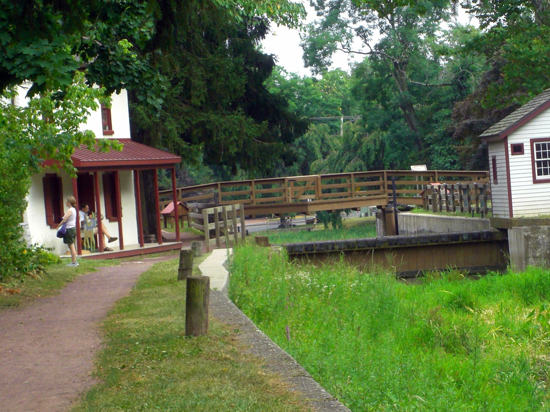 The locktender&rsquo;s house on the Delaware Canal in New Hope