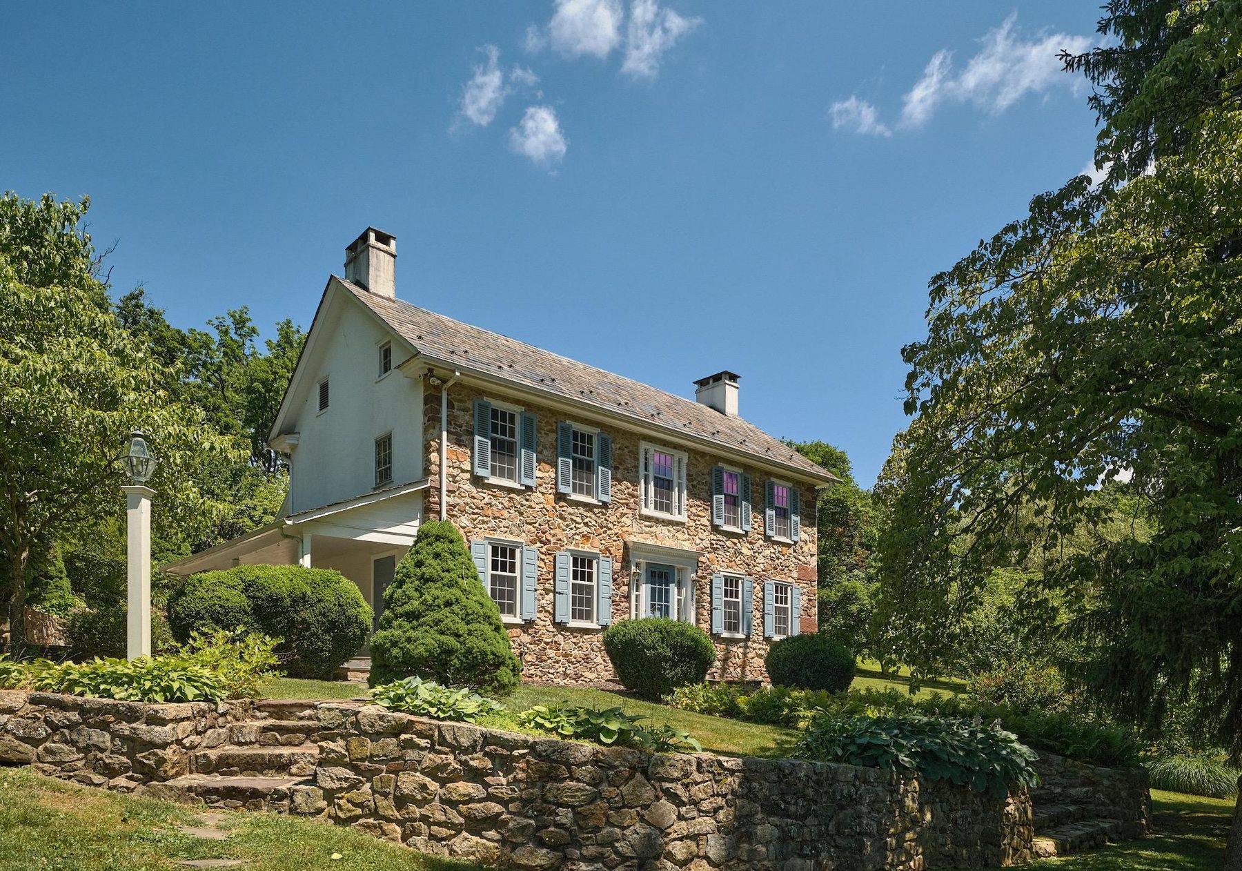 Stone farmhouse in Riegelsville, Bucks County